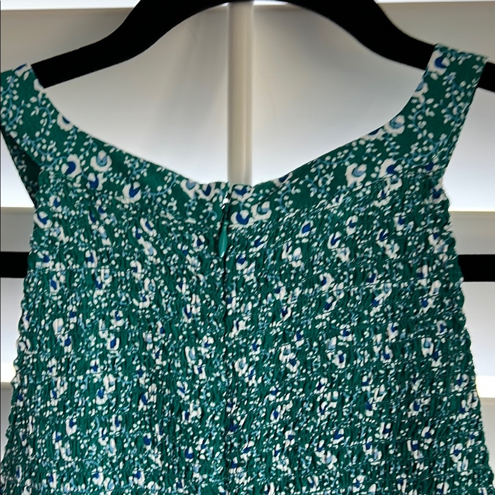 LOFT Green, Blue and White Sleeveless Romper - Picture 7 of 10